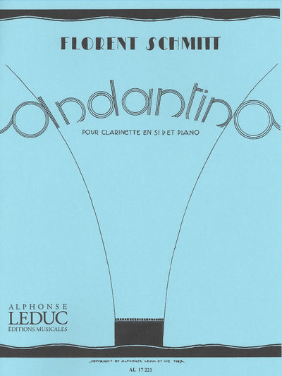 アンダンティーノ Op.30 No. 1（クラリネットソロ）／Andantino Op. 30 No. 1