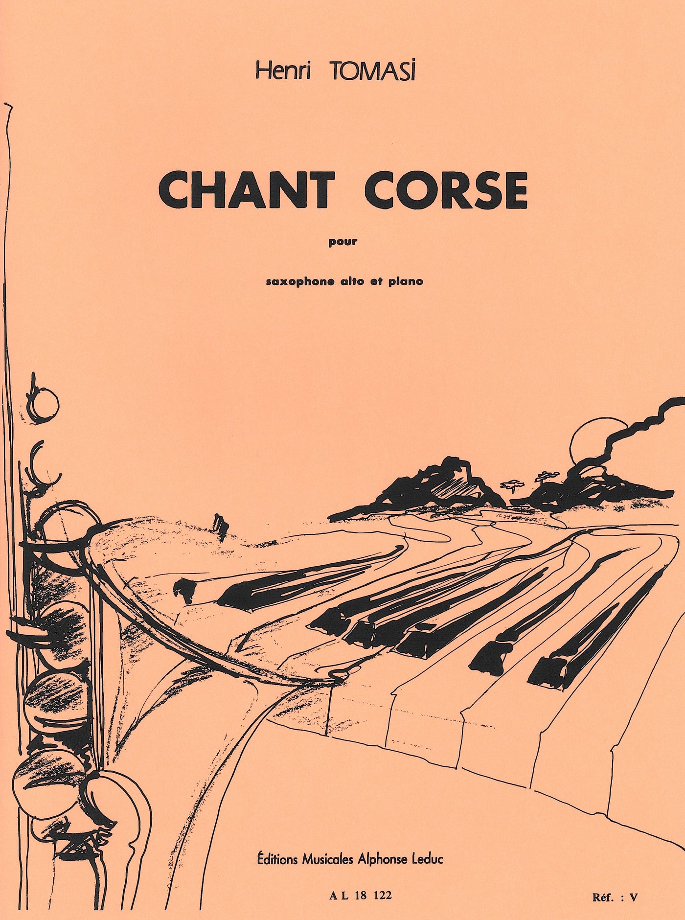 コルシカの歌（アルトサックスソロ）／Chant Corse (Alto Saxophone & Piano)