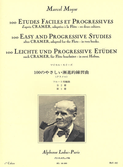 100のクラメルよりやさしい練習曲 第1巻（フルート）／100 Etudes Faciles et Progressives Vol. 1