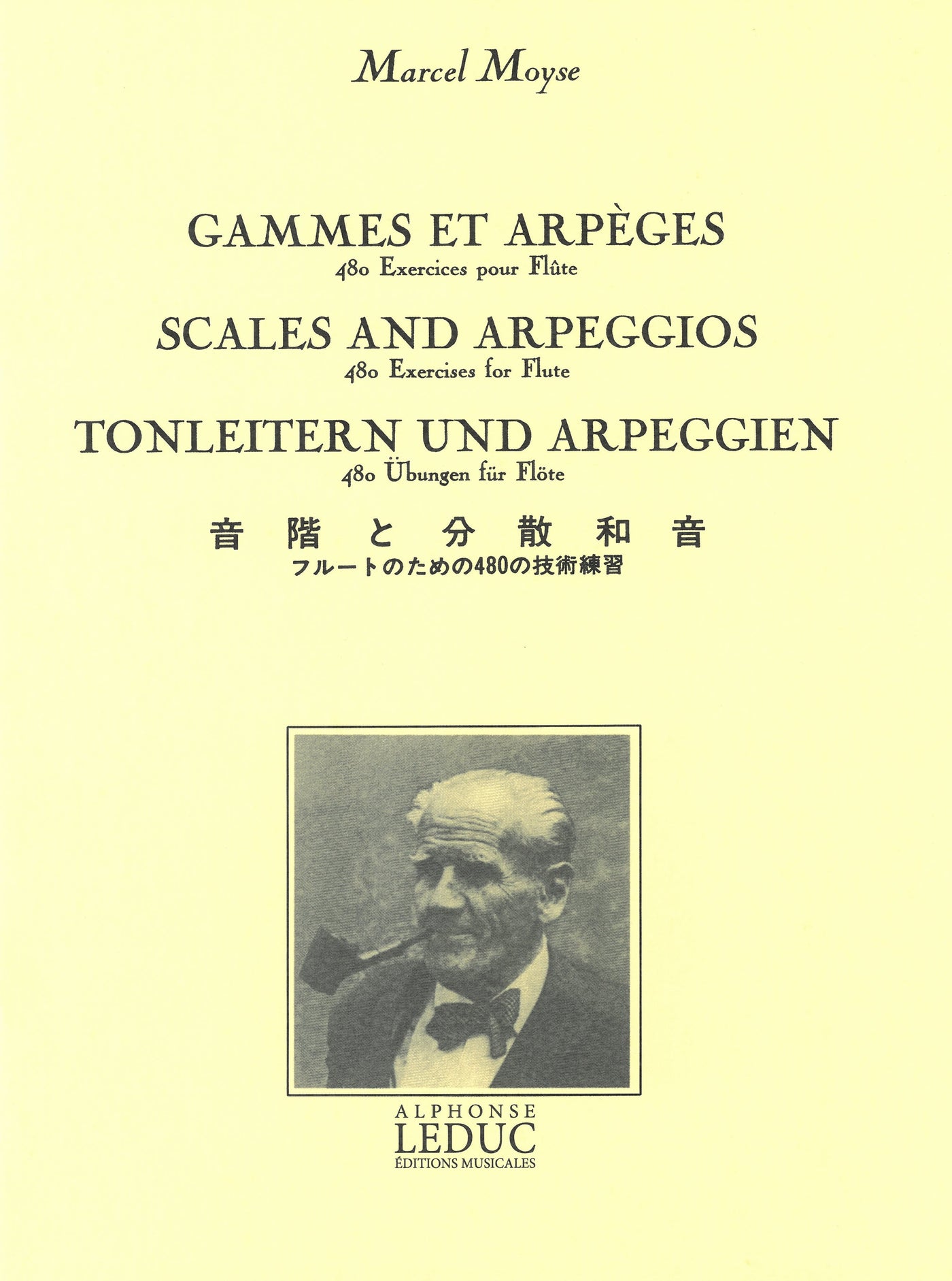 音階と分散和音：フルートのための480の技術練習（フルート）／Gammes et Arpeges - 480 Exercices