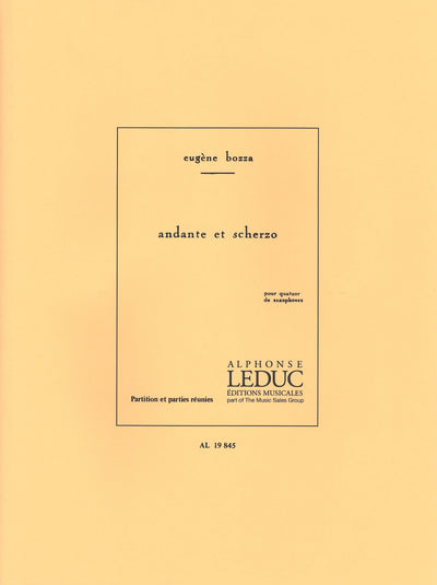 アンダンテとスケルツォ（サックス4重奏）／Andante et Scherzo