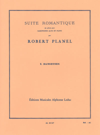 6つのロマンティックな組曲 2.踊り子たち（アルトサックスソロ）／Suite Romantique 2. Danseuses (A.Sax & PF)