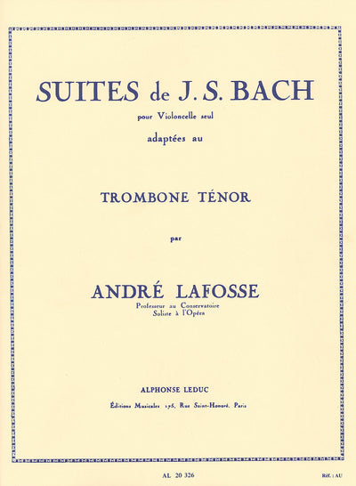 無伴奏チェロ組曲より（トロンボーンソロ）／Suites de J.S. Bach pour Violincello (Trombone)