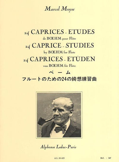 ベームの24の奇想練習曲（フルート）／24 Caprices-Etudes de Boehm