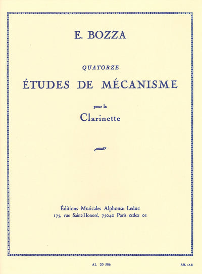 14のメカニズムの練習曲（クラリネット）／14 Etudes Mecanisme