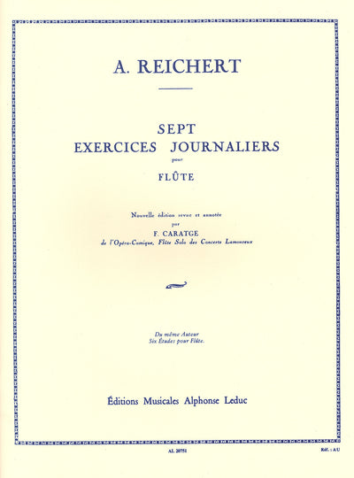 7つの日課練習曲 Op.5（フルート）／7 Exercices Journaliers Op. 5