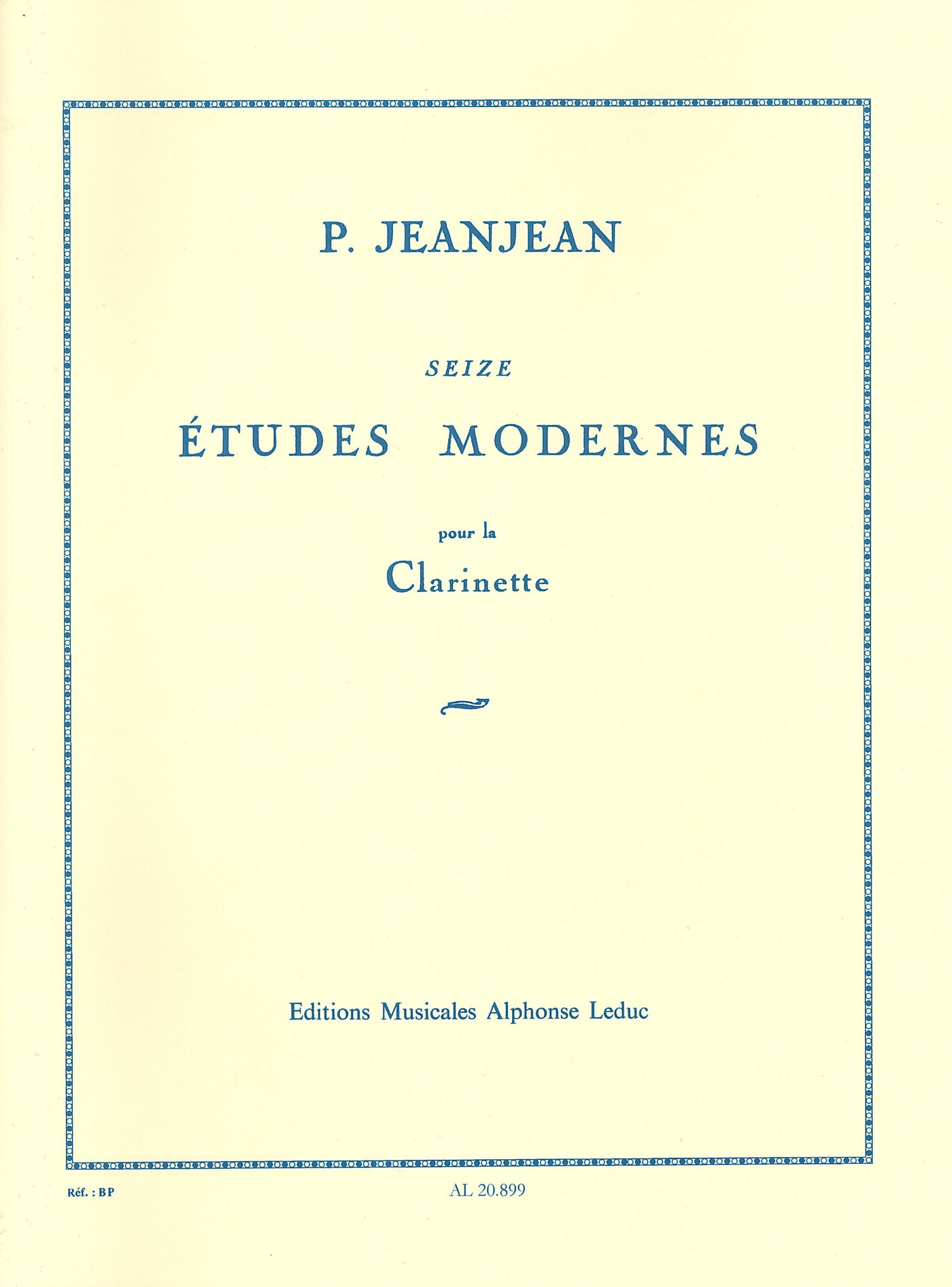 16の現代練習曲（クラリネット）／16 Etudes Modernes