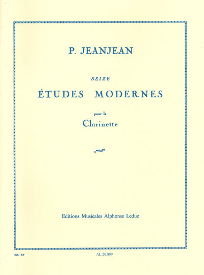 16の現代練習曲（クラリネット）／16 Etudes Modernes