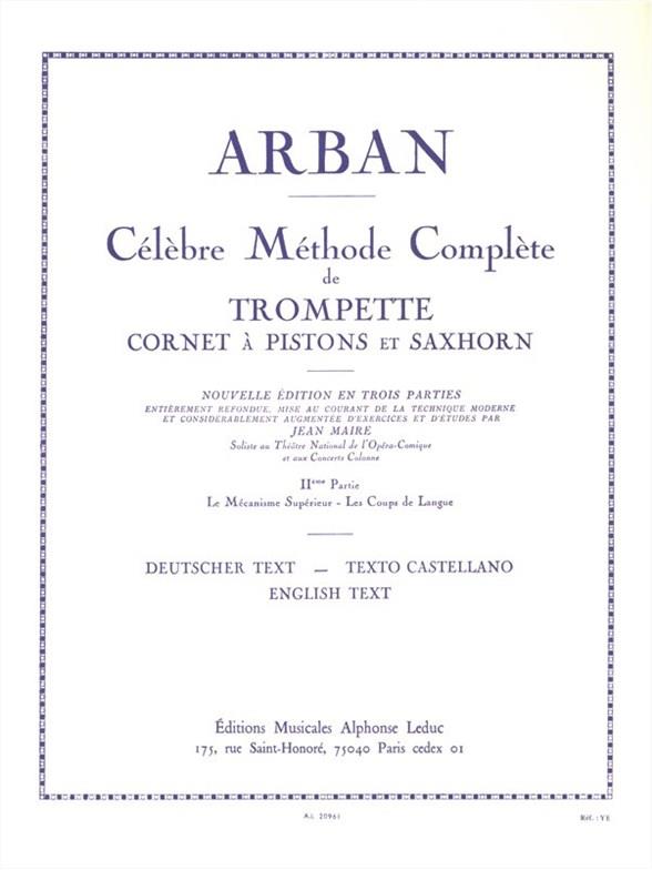 有名な金管教本 第2巻（トランペット）／Celebre Methode Complete de Trompette Vol. 2