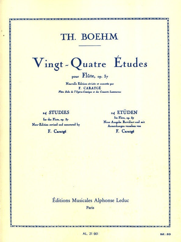 24の練習曲 Op.37（フルート）／24 Etudes Op. 37