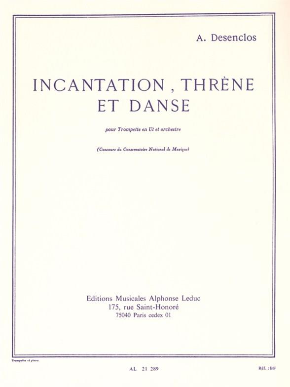 呪詛、祈祷と踊り（トランペットソロ）／Incantation, Threne et Danse