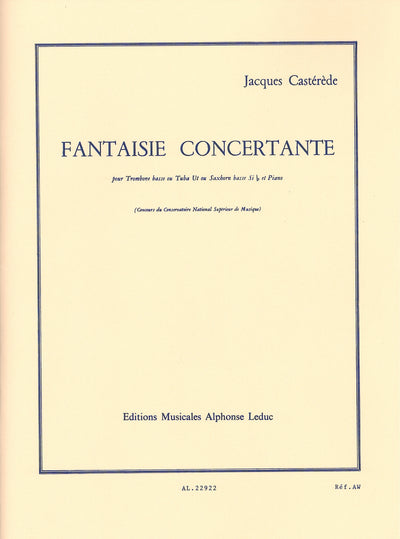 幻想協奏曲（バストロンボーンソロ）／Fantaisie Concertante (Casterede)