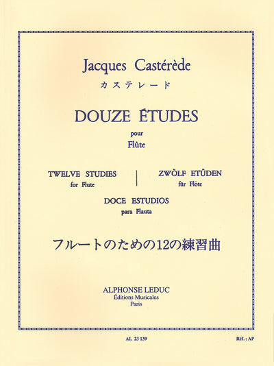 フルートのための12の練習曲（フルート）／12 Etudes