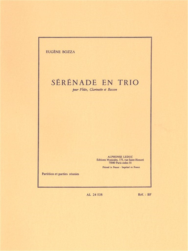 セレナーデ（木管3重奏）／Serenade en Trio (Woodwind Trio)