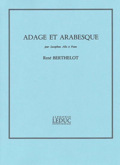 アダージョとアラベスク（アルトサックスソロ）／Adage et Arabesque