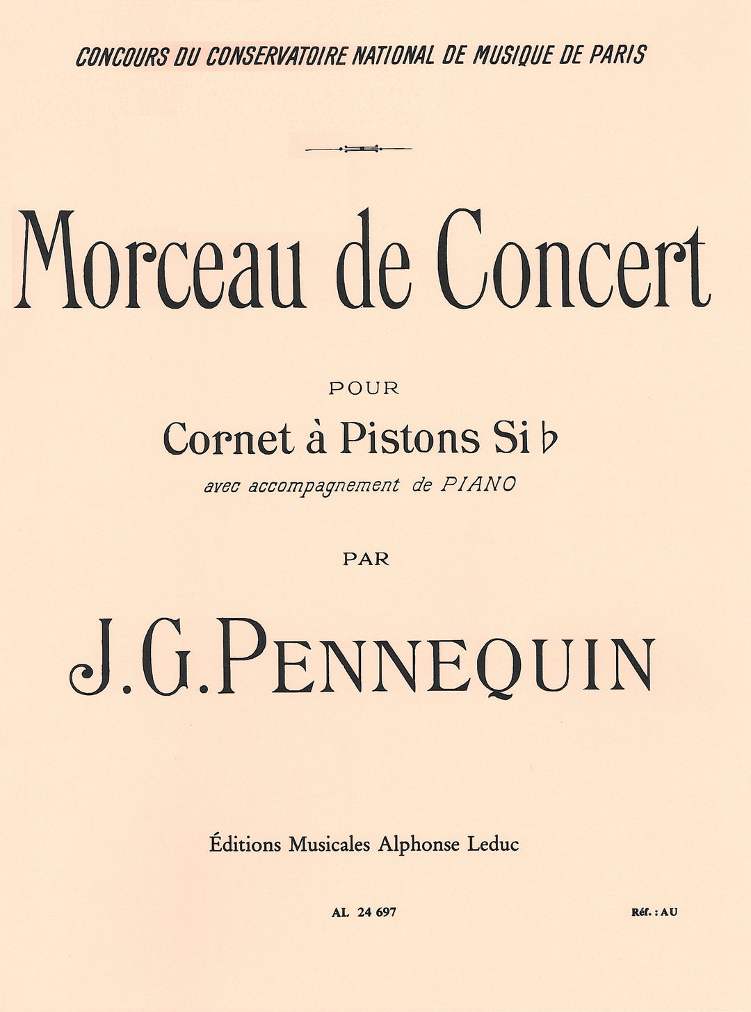 演奏会用小品（トランペットソロ）／Morceau de Concert – ウィンズスコア