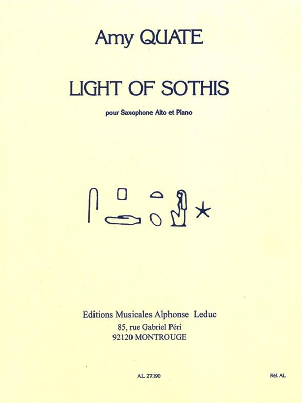 ソティスの光（アルトサックスソロ）／Light of Sothis