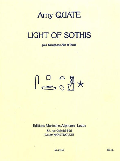 ソティスの光（アルトサックスソロ）／Light of Sothis