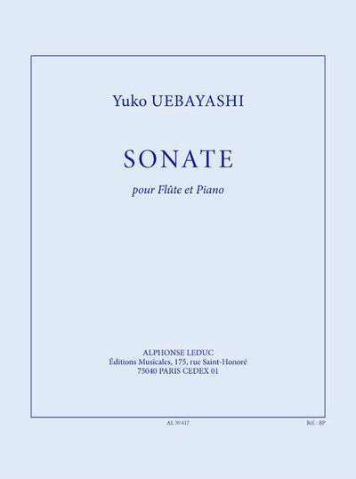 フルート・ソナタ（フルートソロ）／Flute Sonate (Uebayashi)