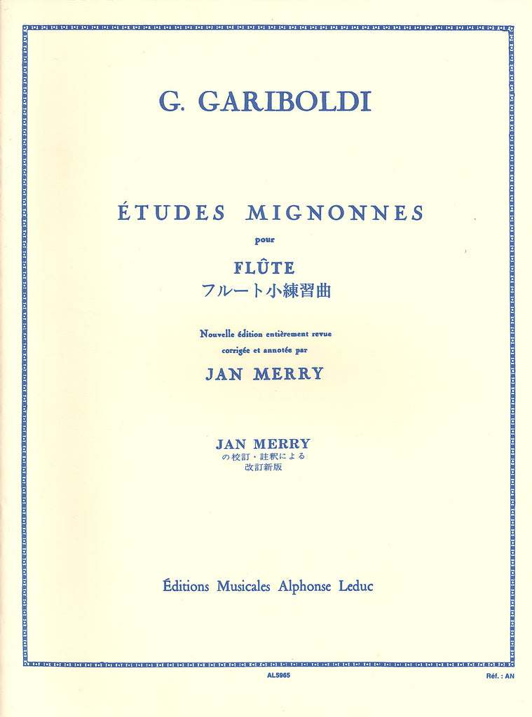 フルート小練習曲（フルート）／Etudes Mignonnes Op. 131 - Giuseppe