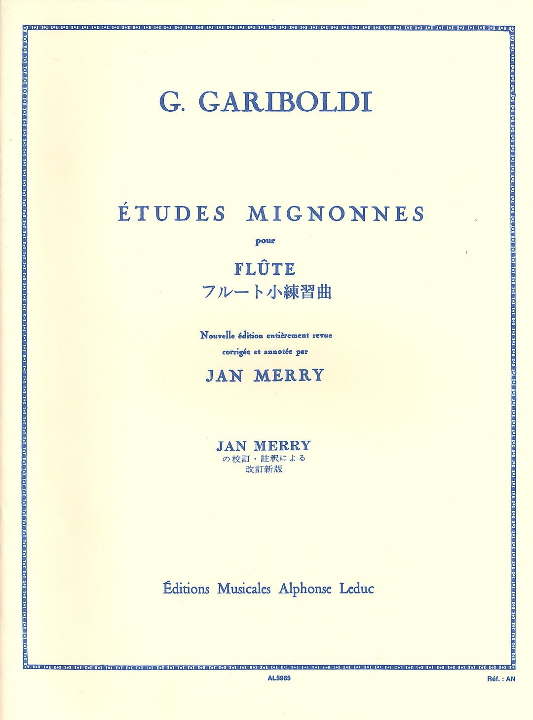 フルート小練習曲（フルート）／Etudes Mignonnes Op. 131 - Giuseppe