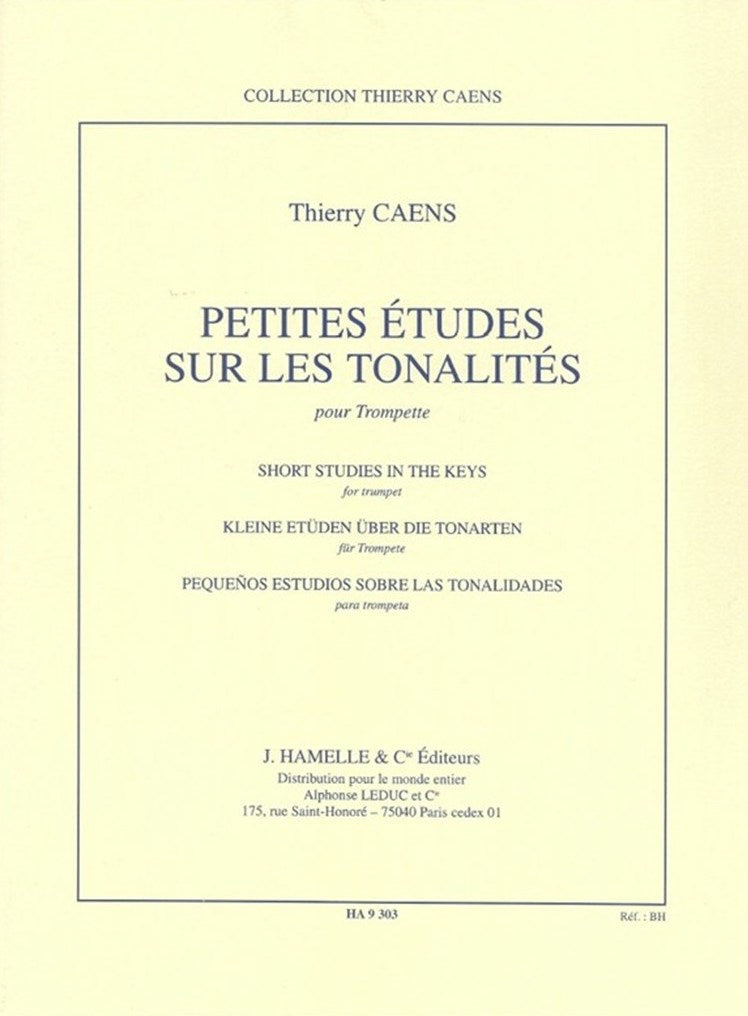 さまざまな調性の小練習曲（トランペット）／Petites Etudes sur Les Tonalites