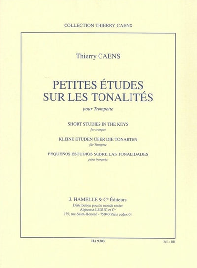 さまざまな調性の小練習曲（トランペット）／Petites Etudes sur Les Tonalites