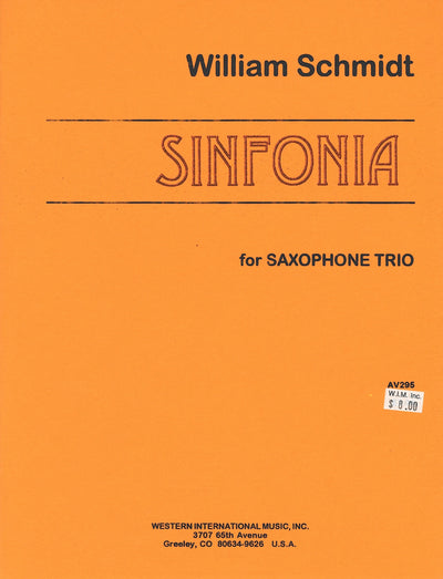 シンフォニア（サックス3重奏）／Sinfonia (Sax Trio SAB) (WIM)