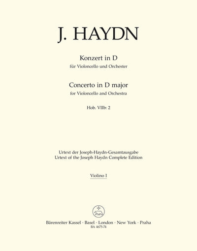 Cello Concerto in D Major Hob. VIIb:2