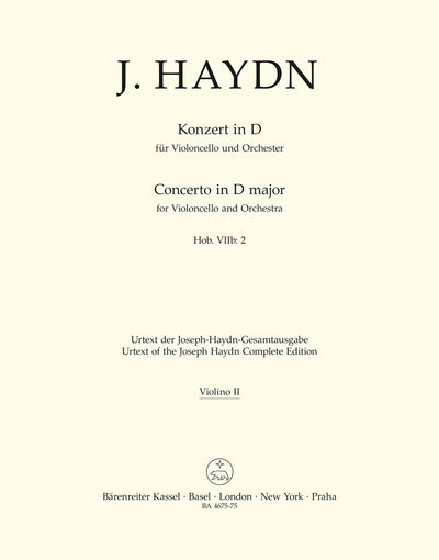 Cello Concerto in D Major Hob. VIIb:2