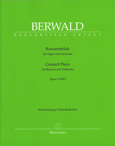 演奏会用小品 Op.2（ファゴットソロ）／Concert Piece for Bassoon and Orchestra