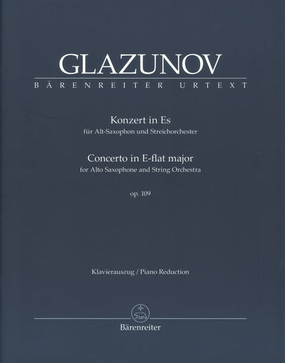 ｱﾙﾄ・ｻｸｿﾌｫﾝと弦楽ｵｰｹｽﾄﾗのための協奏曲 変ホ長調 Op.109（アルトサックスソロ）／Concerto in Eb Major Op. 109 (A. Sax & Piano)