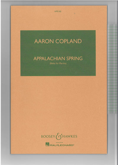 アパラチアの春（スタディスコア）／Appalachian Spring (Orch. Study Score)