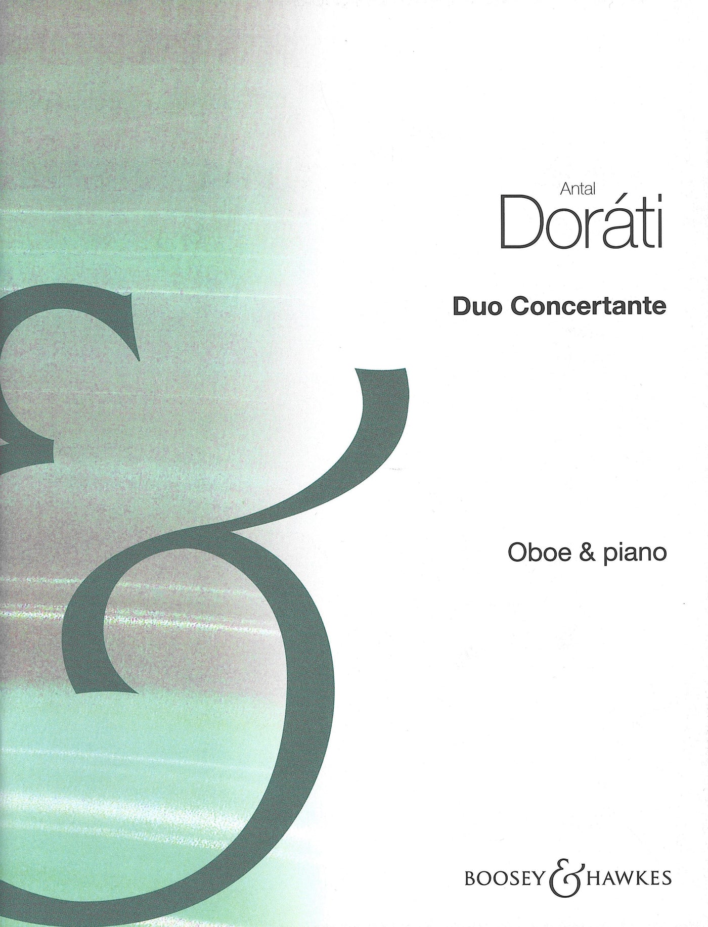 協奏的2重奏曲（オーボエソロ）／Duo Concertante (Dorati)