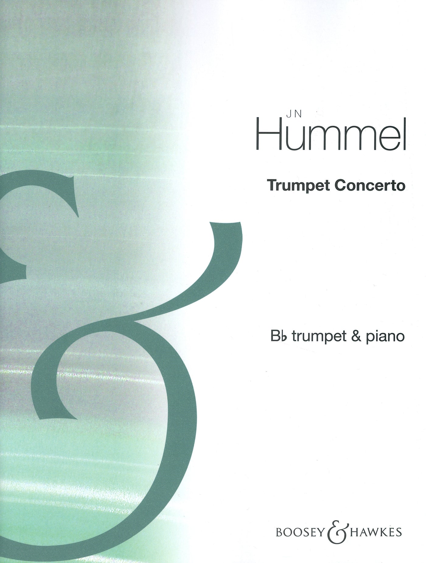 トランペット協奏曲（トランペットソロ）／Trumpet Concerto (Hummel) (Piano red.)