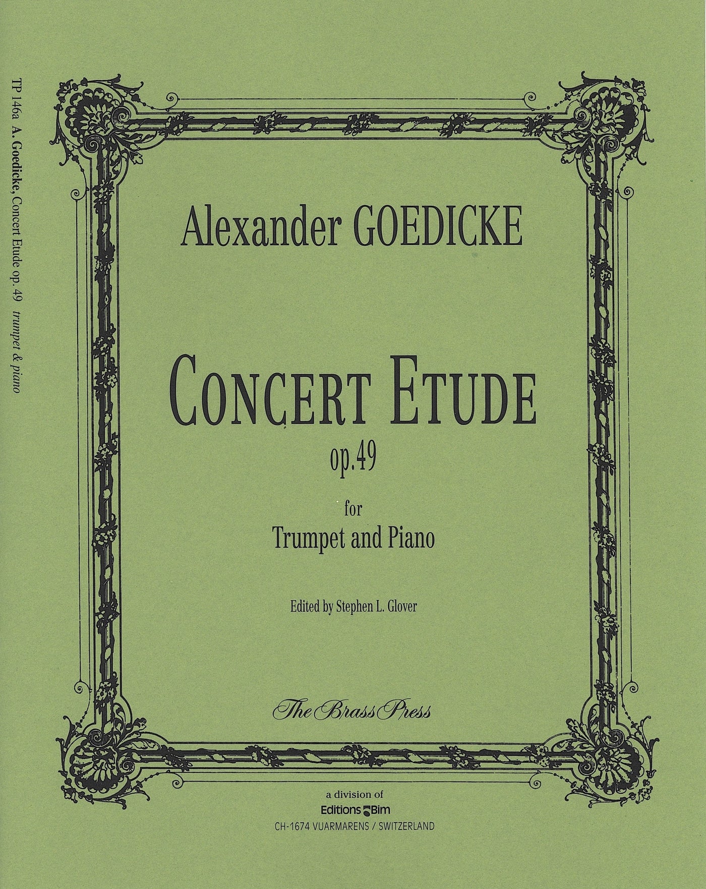 演奏会用練習曲（コンサート・エチュード）Op.49（トランペット）／Concert Etude Op. 49 (Trumpet in Bb/C & Piano)