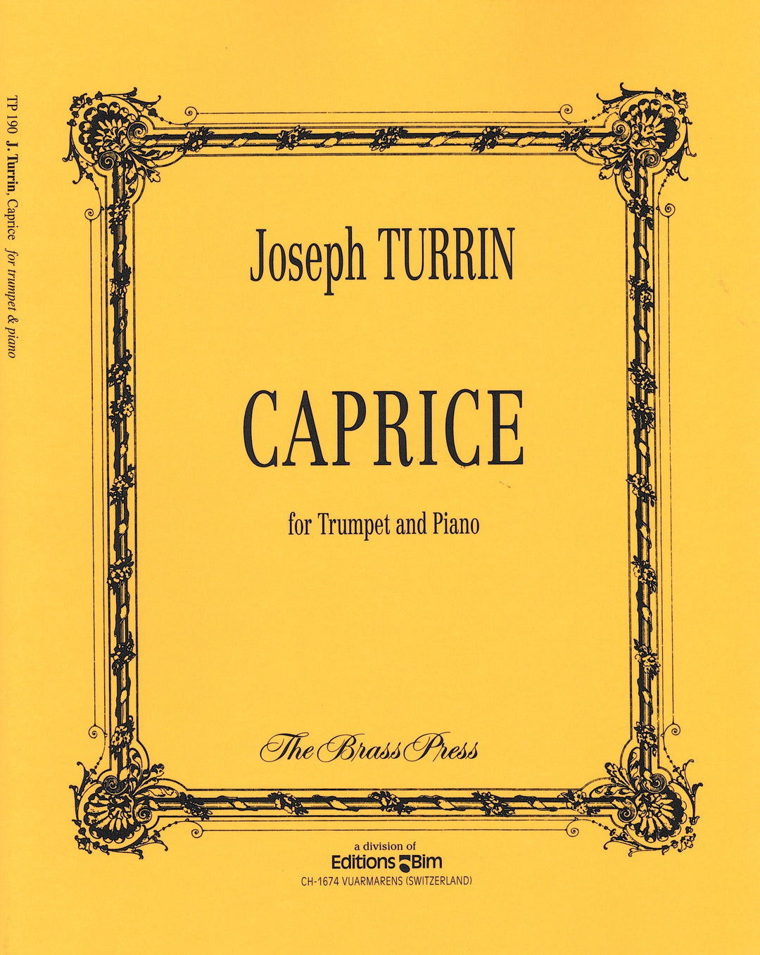 カプリス（トランペットソロ）／Caprice (Editions BIM) – ウィンズスコア