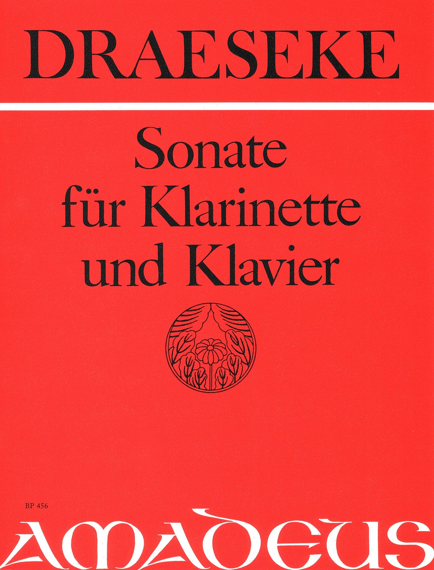 クラリネット・ソナタ 変ロ長調 Op.38（クラリネットソロ）／Clarinet Sonate in Bb Major Op. 38