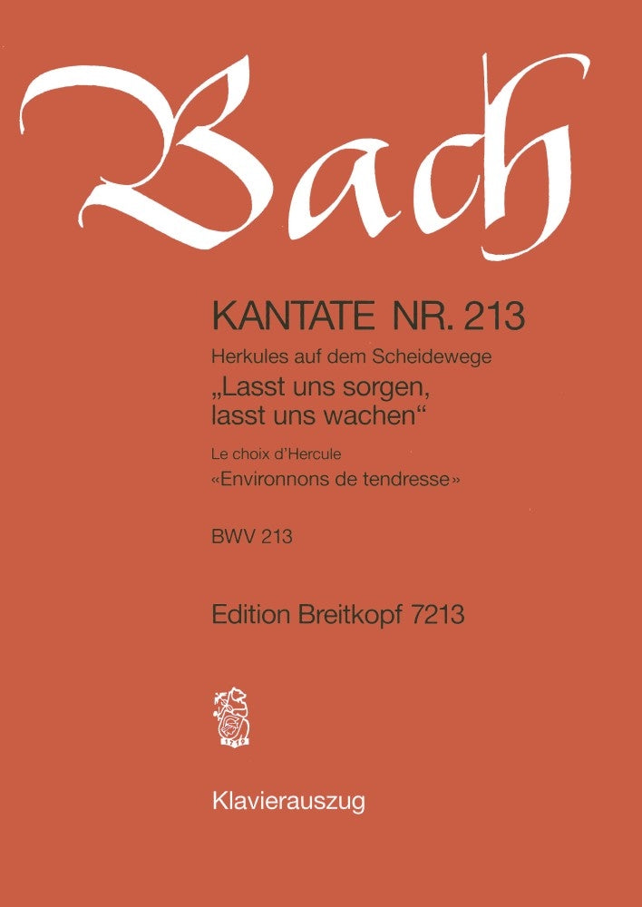 Cantata BWV 213 Lasst uns sorgen, lasst uns wachen