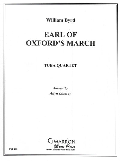 オックスフォード伯爵のマーチ（バリ・チューバ4重奏）／Earle of Oxford March (Bari-Tuba Quartet) (Cimarro