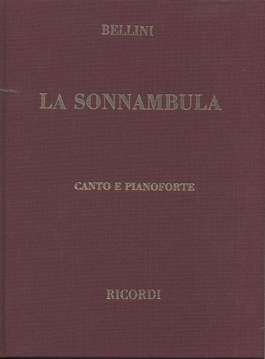 歌劇「夢遊病の女」（ハードカバー）／La Sonnambula (Vocal Score)