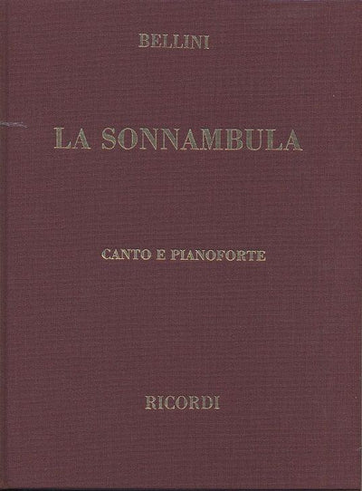 歌劇「夢遊病の女」（ハードカバー）／La Sonnambula (Vocal Score)