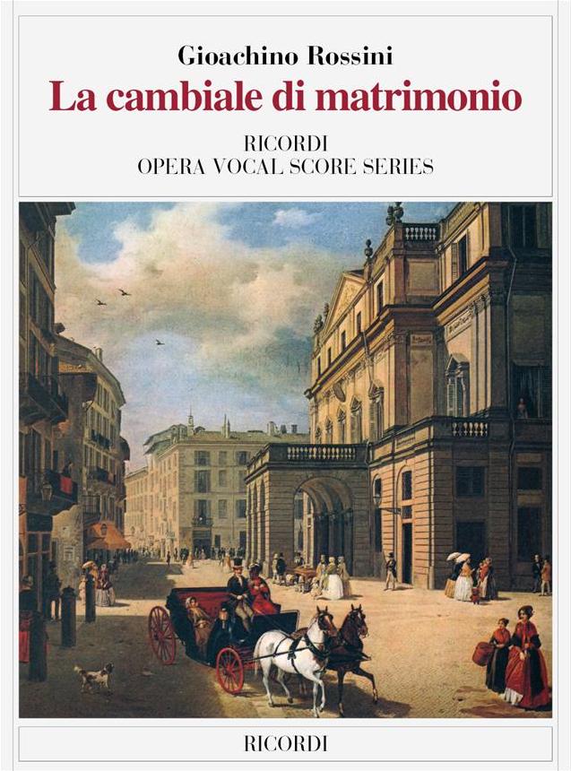 歌劇「婚約手形（結婚手形）」（Vocal Score）（伊語）／La Cambiale di Matrimonio