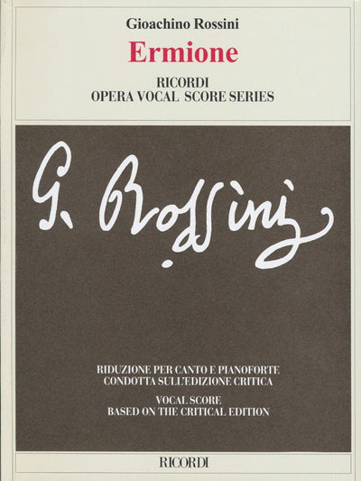 歌劇「エルミオーネ」（伊語/英語）／Ermione (Vocal Score)