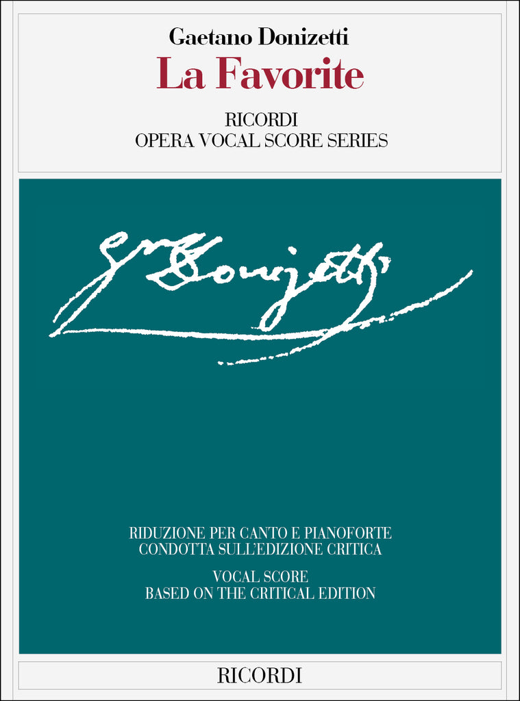 La Favorita (Vocal Score) – ウィンズスコア