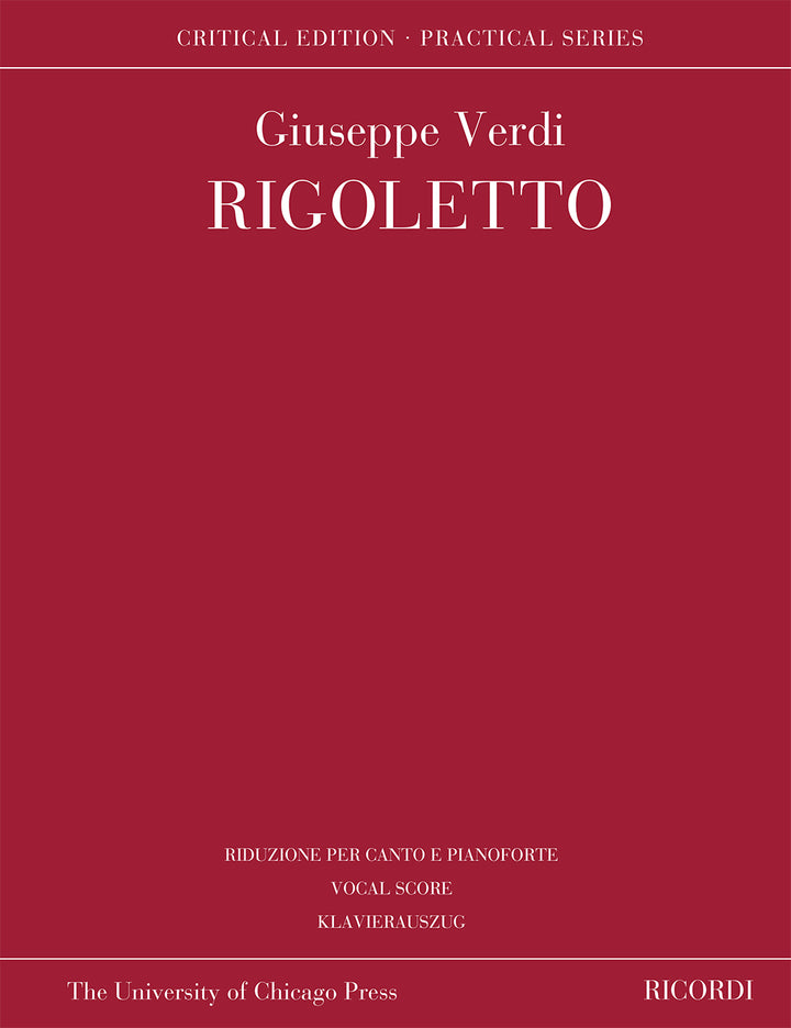 歌劇「リゴレット」（ヴォーカルスコア）／Rigoletto (Vocal Score