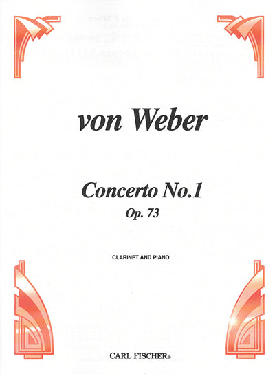 クラリネット協奏曲 第1番 ヘ短調 作品73（クラリネットソロ）／Clarinet Concerto No. 1 Opus 73