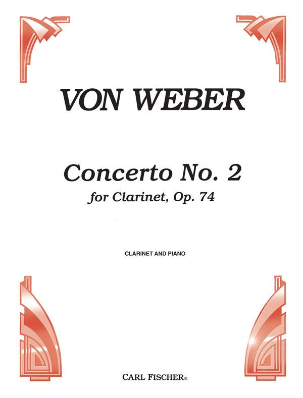 クラリネット協奏曲 第2番 変ホ長調 Op.74（クラリネットソロ）／Clarinet Concerto No. 2 Op. 74