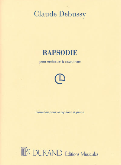 狂詩曲（アルトサックスソロ）／Rhapsodie for Saxophone and Orchestra