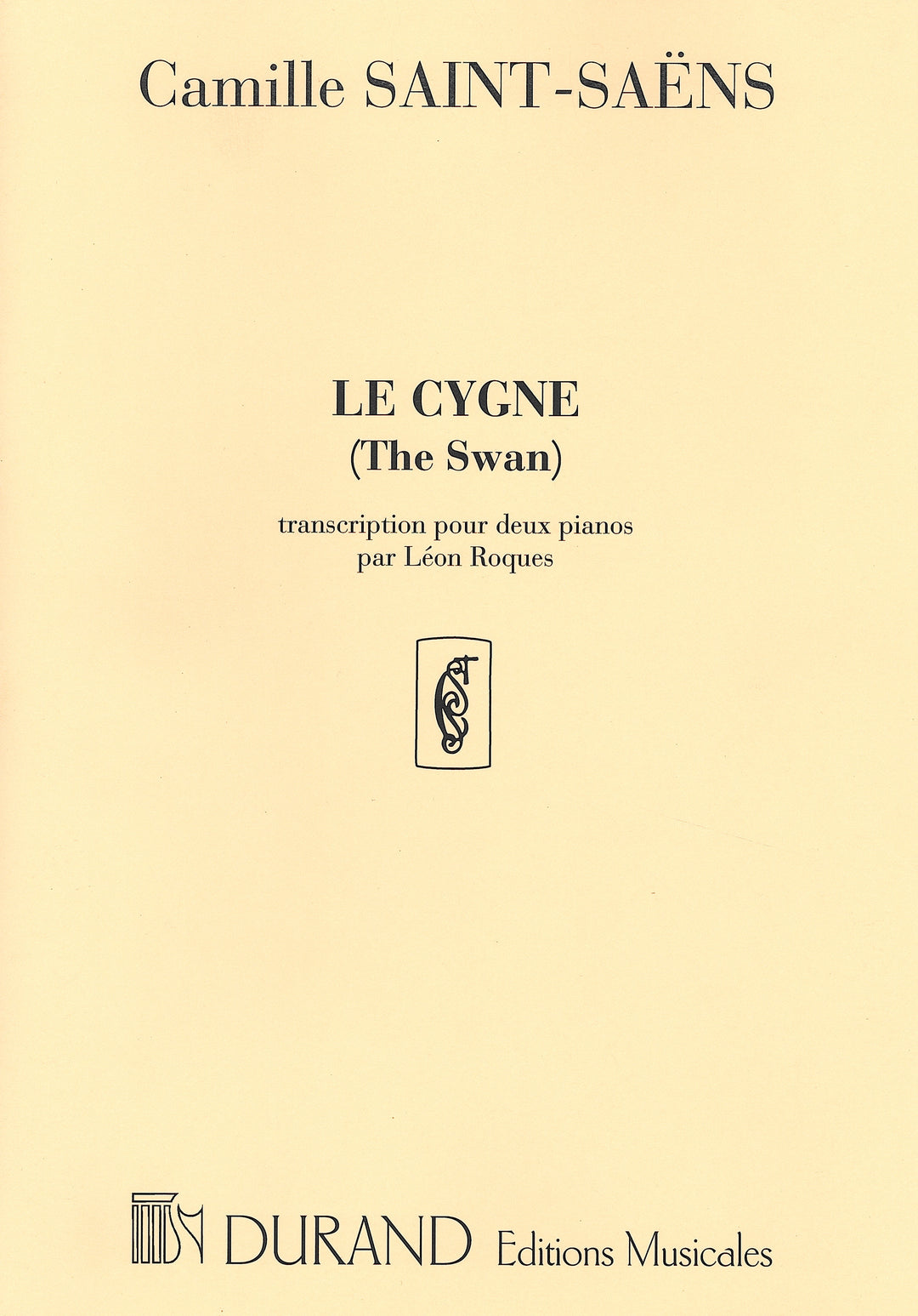 白鳥（2台4手）／Le Cygne (The Swan) – ウィンズスコア